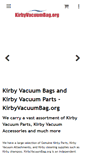 Mobile Screenshot of kirbyvacuumbag.org
